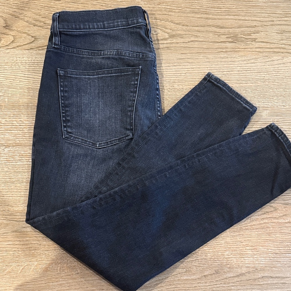 J. Crew Women's black denim 9” Toothpick Jeans